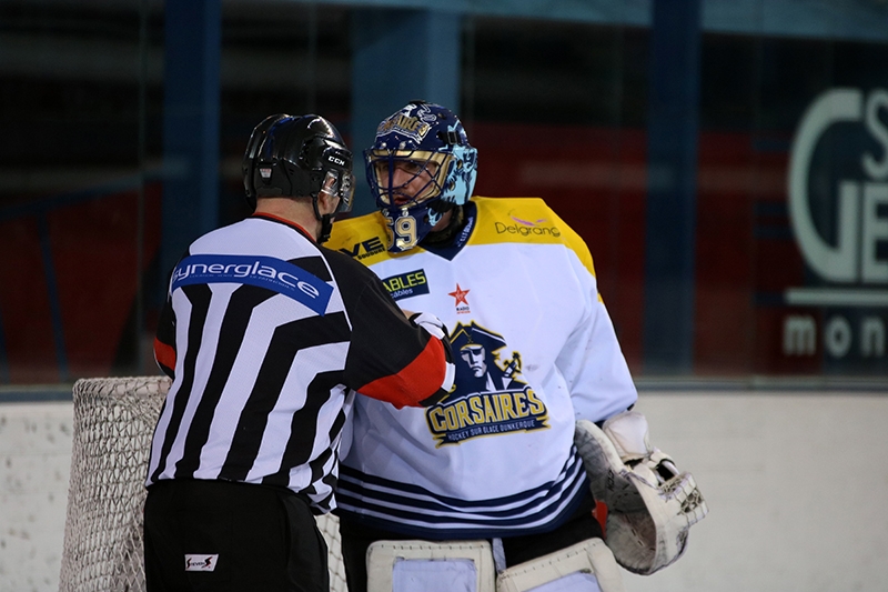 Photo hockey Division 1 - Division 1 : 23ème journée : Mont-Blanc vs Dunkerque - D1 : Les Corsaires coulent le navire Yéti