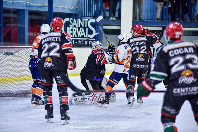 Photo hockey Division 1 - Division 1 : 23ème journée : Mont-Blanc vs Montpellier  - L’essentiel c’est les 3 points !