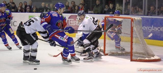 Photo hockey Division 1 - Division 1 : 23ème journée : Mulhouse vs Nantes - D1 : Mulhouse à la barre 