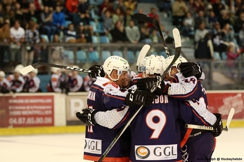 Photo hockey Division 1 - Division 1 : 24ème journée : Montpellier  vs Tours  - J24 : Montpellier - Tours