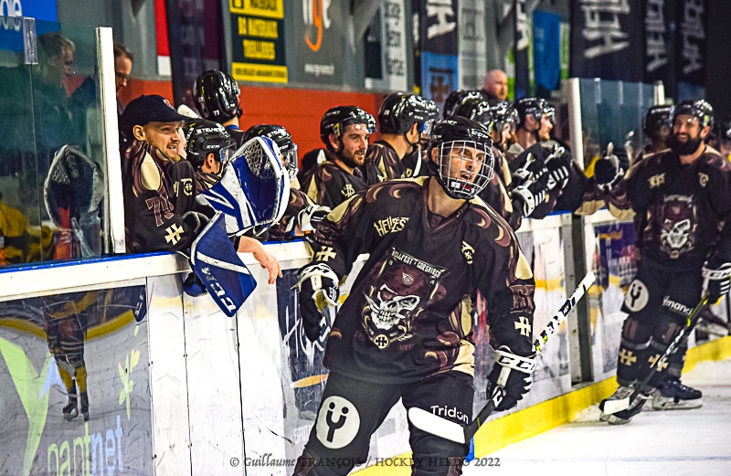 Photo hockey Division 1 - Division 1 : 24ème journée : Nantes vs Chambéry - Les Nantais s’imposent sans trembler face aux éléphants de Chambéry