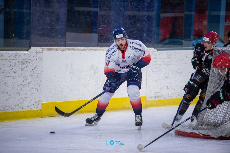 Photo hockey Division 1 - Division 1 : 24ème journée : Mont-Blanc vs Caen  - Caen remporte une belle bataille