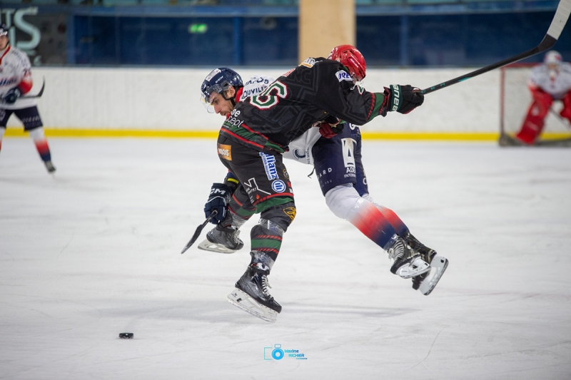 Photo hockey Division 1 - Division 1 : 24ème journée : Mont-Blanc vs Caen  - Caen remporte une belle bataille