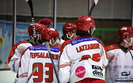 Photo hockey Division 1 - Division 1 : 25ème journée : Chambéry vs Mont-Blanc - D1 : Yétis, triple coup de force !