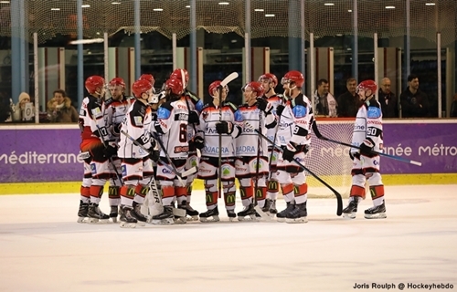 Photo hockey Division 1 - Division 1 : 26ème journée : Montpellier  vs Cholet  - D1 dernière journée