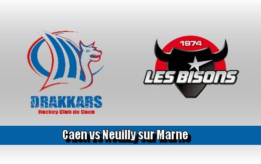 Photo hockey Division 1 - Division 1 : 2ème journée : Caen  vs Neuilly/Marne - Des Drakkars renversants !