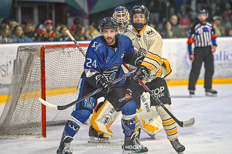 Photo hockey Division 1 - Division 1 : 2ème journée : Nantes vs Strasbourg  - Nantes et Strasbourg se neutralisent, l’Étoile Noire arrache la victoire aux tirs au but
