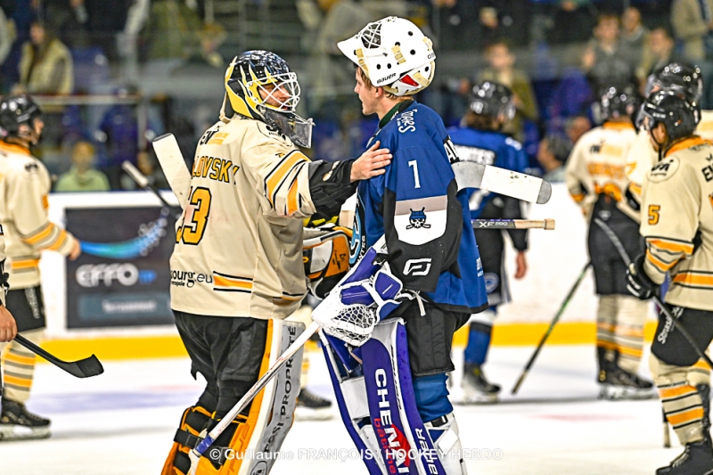 Photo hockey Division 1 - Division 1 : 2ème journée : Nantes vs Strasbourg  - Nantes et Strasbourg se neutralisent, l’Étoile Noire arrache la victoire aux tirs au but