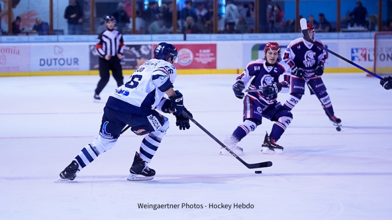 Photo hockey Division 1 - Division 1 : 3ème journée : Lyon vs Dunkerque - Lyon renverse Dunkerque dans le dernier tiers 