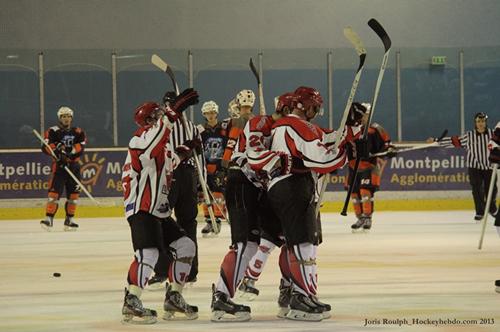 Photo hockey Division 1 - Division 1 : 4ème journée : Montpellier  vs Neuilly/Marne - Les Bisons écrasent les Vipers