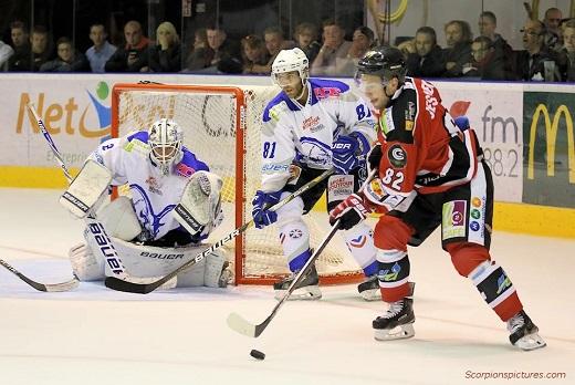 Photo hockey Division 1 - Division 1 : 4ème journée : Mulhouse vs Courchevel-Méribel-Pralognan - D1 : Val Vanoise met Mulhouse en échec
