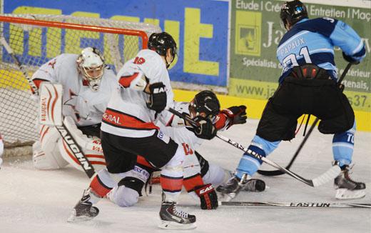 Photo hockey Division 1 - Division 1 : 7ème journée : Tours  vs Toulouse-Blagnac - Tours est sur le podium