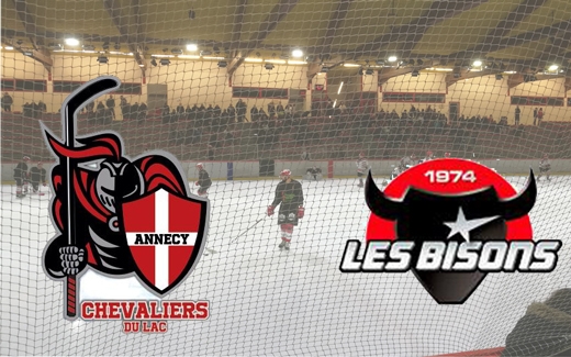 Photo hockey Division 1 - Division 1 : 8ème journée : Annecy vs Neuilly/Marne - Il n’y a plus de petites équipes dans ce championnat.