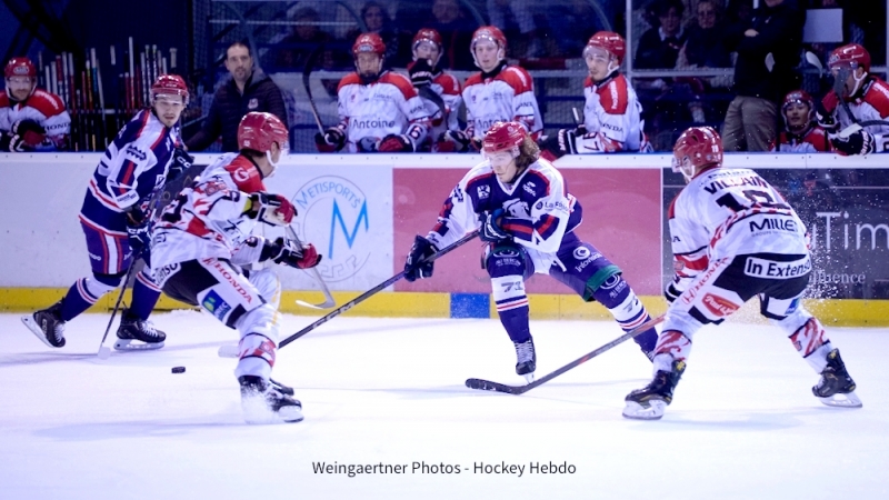 Photo hockey Division 1 - Division 1 : 9ème journée : Lyon vs Cholet  - Lyon submergé par Cholet