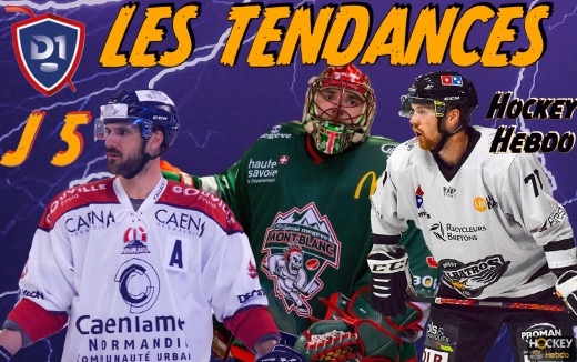 Photo hockey Division 1 - Division 1 - Division 1 - Les Tendances de la 5ème Journée 