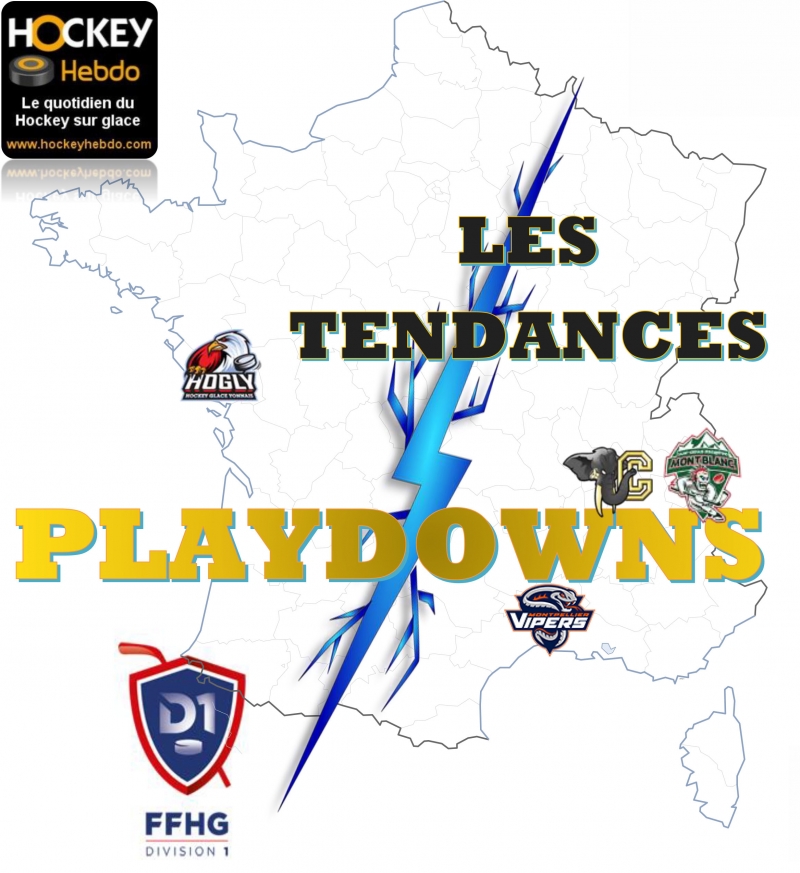 Photo hockey Division 1 - Division 1 - Division 1 - Les tendances Playdowns 6ème Journée 