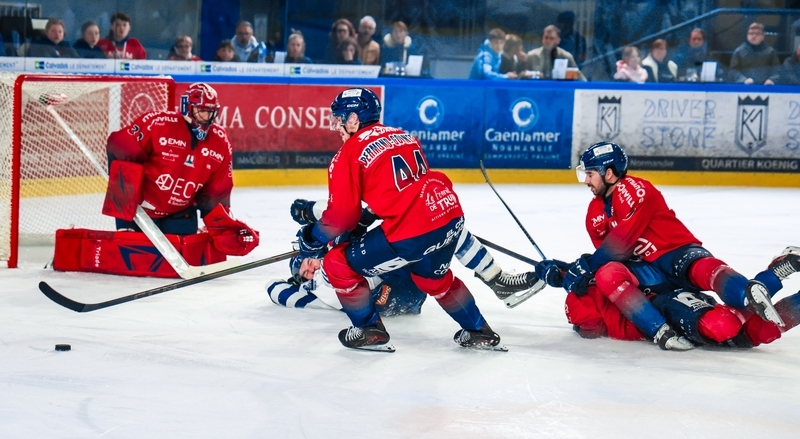 Photo hockey Division 1 - Division 1 - Finale - Match 1 : Caen  vs Cholet  - D1 - Excellent début pour Caen