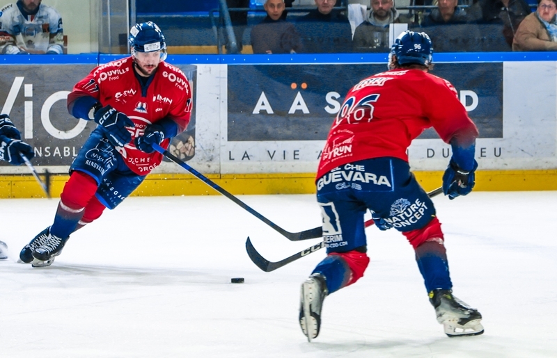 Photo hockey Division 1 - Division 1 - Finale - Match 1 : Caen  vs Cholet  - D1 - Excellent début pour Caen