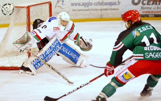 Photo hockey Division 1 - Division 1 : playoff, quart de finale, match 2 : Anglet vs Mont-Blanc - L’Hormadi breake