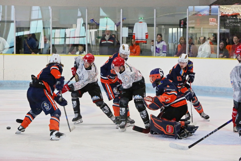 Photo hockey Division 2 -  : Clermont-Ferrand vs Vaujany - Les Grizzlys arrachent la victoire, Clermont peut nourrir des regrets