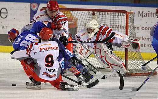 Photo hockey Division 2 - D2 : 10ème journée - B : Lyon vs Cholet  - Lyon s’offre la place de leader