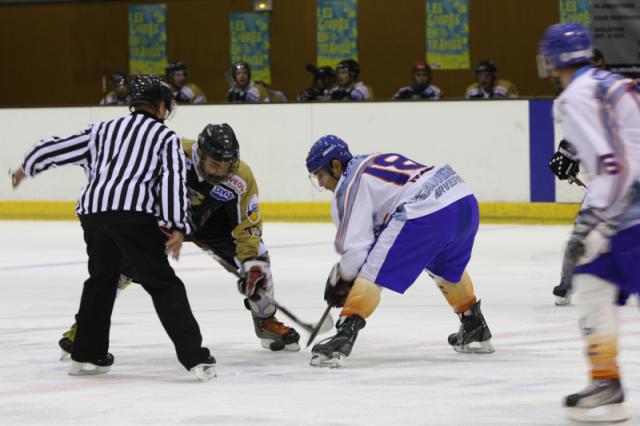 Photo hockey Division 2 - D2 : 6ème journée - A : Chambéry vs Clermont-Ferrand - Les Eléphants de Chambéry au ralenti