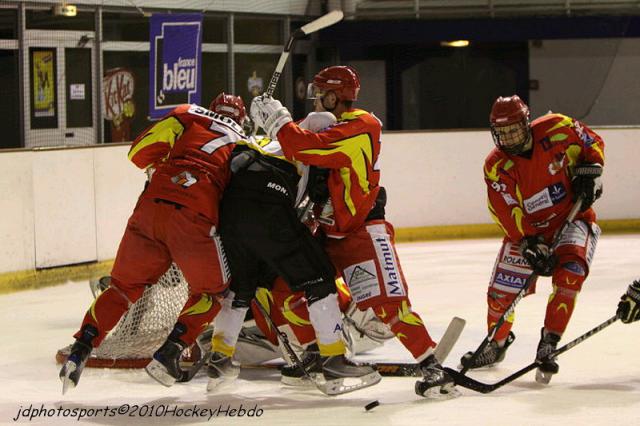 Photo hockey Division 2 - D2 : 6ème journée - A : Orléans vs Rouen II - Les Renards victimes des powers play