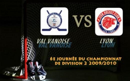 Photo hockey Division 2 - D2 : 6ème journée poule A : Courchevel-Méribel-Pralognan vs Lyon - D2 : Le Lion évite la corne du Bouquetin