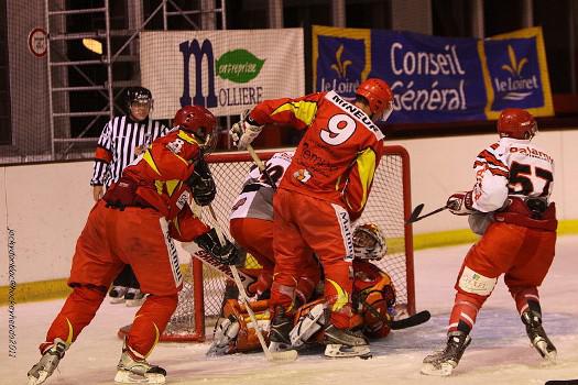 Photo hockey Division 2 - D2 : 8ème journée - B : Orléans vs Cholet  - Orléans défait par Cholet