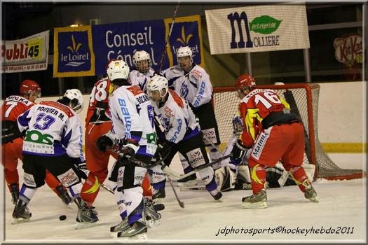 Photo hockey Division 2 - D2 : Play Down 3ème journée : Orléans vs Courchevel-Méribel-Pralognan - Orléans s
