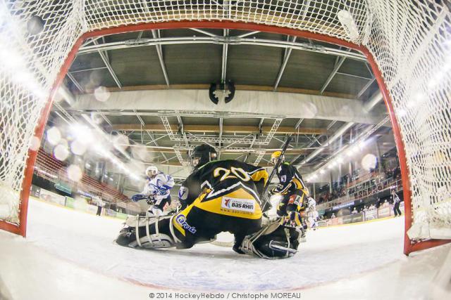Photo hockey Division 2 - D2 : Play Off - 1/8ème de finale - Aller : Strasbourg II vs Courchevel-Méribel-Pralognan - Val Vanoise gagne la première manche
