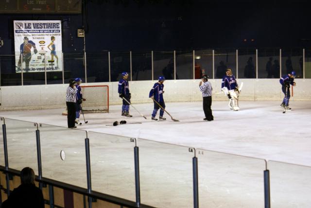 Photo hockey Division 2 - D2 : Play off 1/4 de finale : Paris (FV) vs Cholet  - Les Français Volants au courage