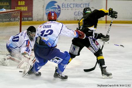 Photo hockey Division 2 - D2 : Play off 1/4 de finale : Rouen II vs Lyon - De la fierté d’être un Dragon