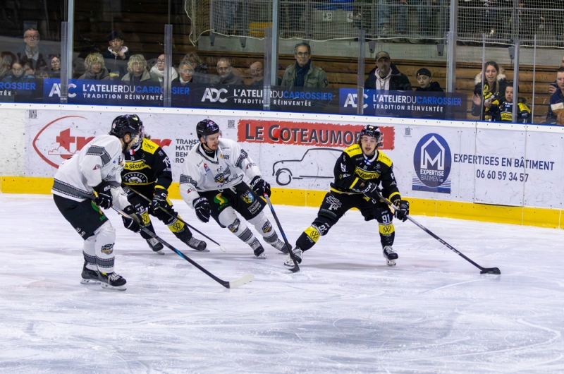 Photo hockey Division 2 - Division 2 - 1/4 de Finale - Match 1 : Roanne vs Brest  - Roanne gagne la première manche