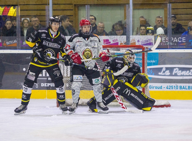 Photo hockey Division 2 - Division 2 : 10ème journée : Roanne vs Vaujany - Roanne s