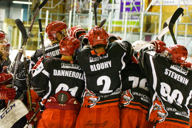 Photo hockey Division 2 - Division 2 : 11ème journée : Valence vs Courchevel-Méribel-Pralognan - Valence s