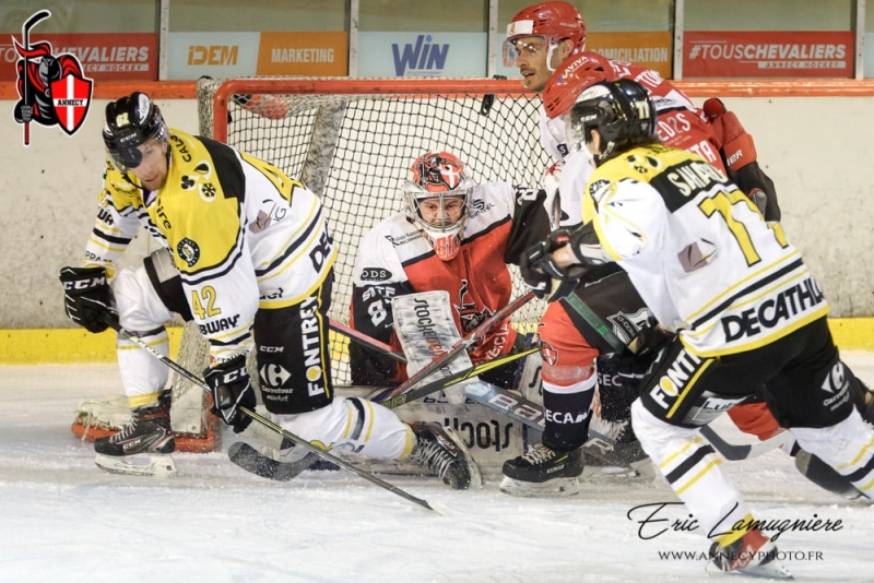 Photo hockey Division 2 - Division 2 : 13ème journée : Annecy vs Roanne - Les Chevaliers intraitables à domicile