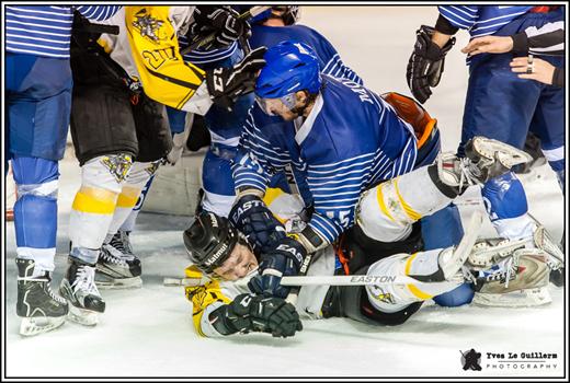 Photo hockey Division 2 - Division 2 : 14ème journée : Paris (FV) vs Rouen II - D2 : Paris s
