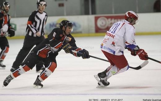 Photo hockey Division 2 - Division 2 : 14ème journée : Toulouse-Blagnac vs Annecy - D2 : De vaillants chevaliers