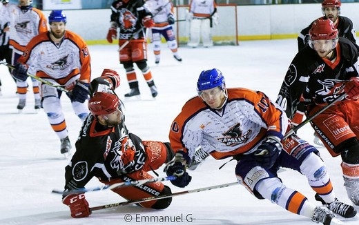Photo hockey Division 2 - Division 2 : 14ème journée : Valence vs Clermont-Ferrand - La marche était trop haute.