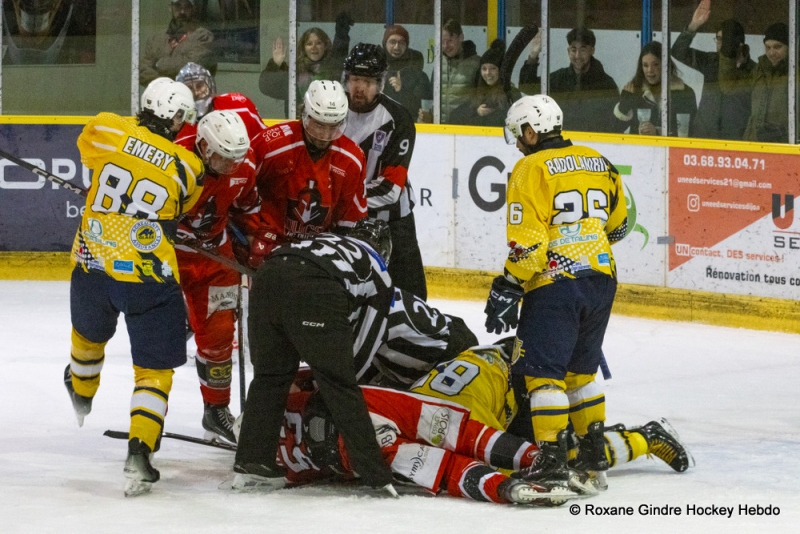 Photo hockey Division 2 - Division 2 : 14ème journée : Dijon  vs Evry / Viry (EVH 91) - Première de la saison ! 