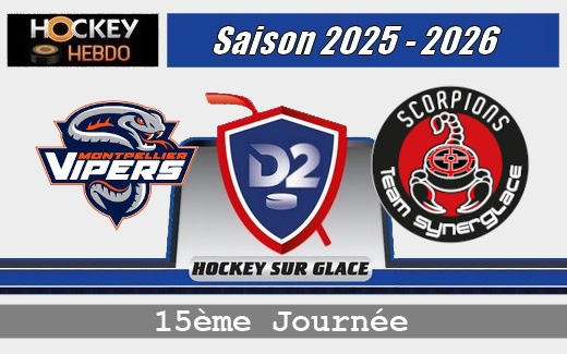 Photo hockey Division 2 - Division 2 : 15ème journée : Montpellier  vs Mulhouse - Mulhouse : la surprise du jour