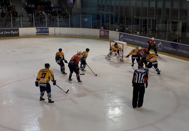Photo hockey Division 2 - Division 2 : 16ème journée : Montpellier  vs Limoges - Montpellier veut assurer sa 3ème place, Limoges veut éviter les play down.