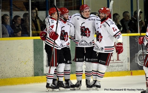 Photo hockey Division 2 - Division 2 : 17ème journée : Dijon  vs Annecy - Les Chevaliers du Lac noient Dijon