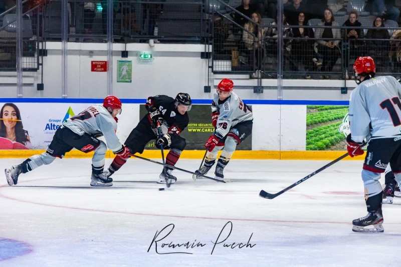 Photo hockey Division 2 - Division 2 : 6ème journée : Toulouse-Blagnac vs Vaujany - Les Bélougas renversants au terme d