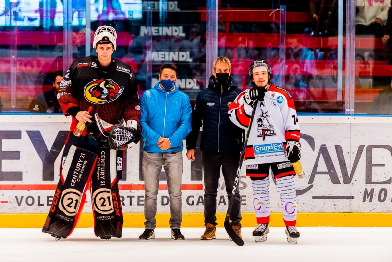 Photo hockey Division 2 - Division 2 : 7ème journée : Morzine-Avoriaz vs Colmar - Les Pingouins dominent les Titans
