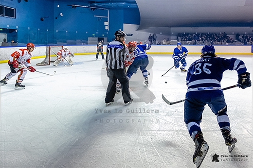 Photo hockey Division 2 - Division 2 : 8ème journée : Paris (FV) vs Amnéville - Reportage photos entre Paris et Amnéville.