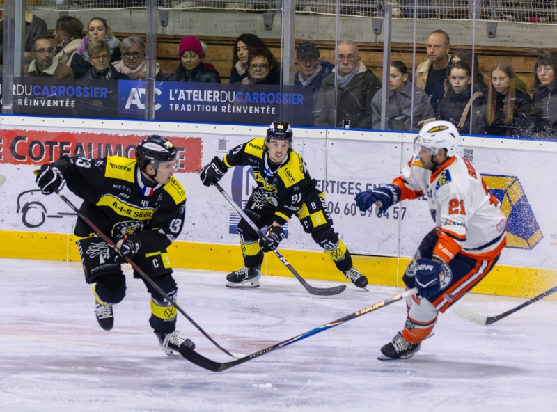 Photo hockey Division 2 - Division 2 : 9ème journée : Roanne vs Clermont-Ferrand - Roanne plus rusé que Clermont