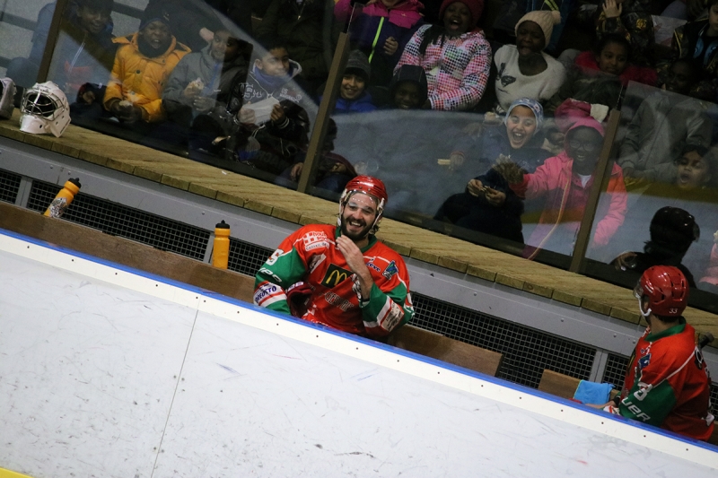 Photo hockey Division 2 - Division 2 - Play-off , quart de finale, match 2 : Mont-Blanc vs Marseille - D2 : Le Mont-Blanc dans le dernier carré