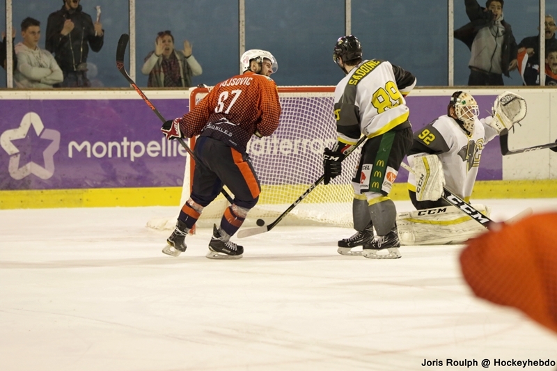 Photo hockey Division 2 - Division 2 : playoff, Finale, match 1 : Montpellier  vs Chambéry - Finale D2, match 1.